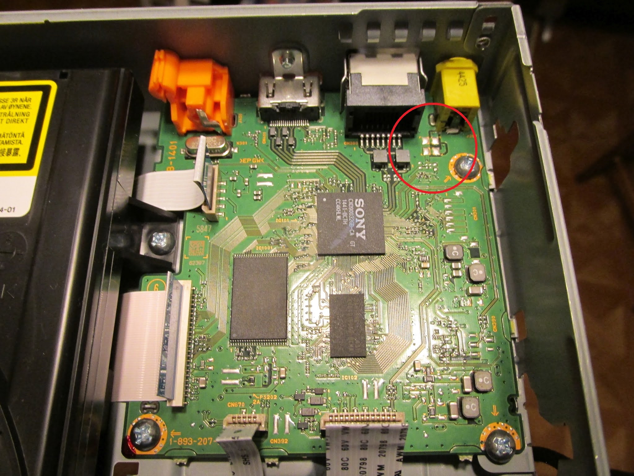 My Commentary and Technical help: Sony BDP-S1500 Repair